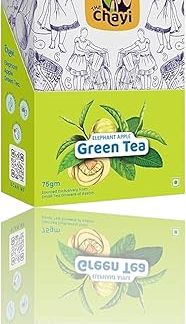 Chayi The Organic Herbal Exotic Elephant Apple Tea Assams Hand-Grown Apple Flavour Loose Tea Leaves Caffeine Free Non-Gmo Healthy Aromatic Beverage 75Gm Pack Of 1