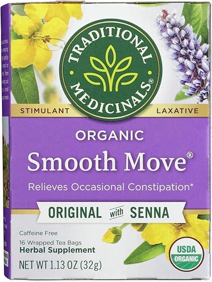 Traditional Medicinals Smooth Move Laxative Tea Bags Organic, 16 CT