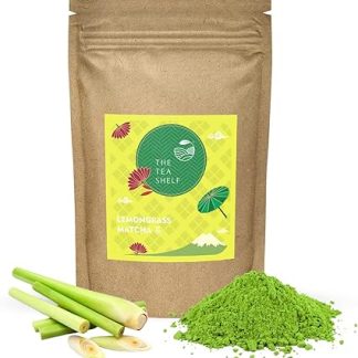 The Tea Shelf, Lemongrass Matcha Green Tea | 100% Authentic | Flavourful Superfood - 10gms