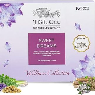 TGL Co. The Good Life Company Tgl Co. Sweet Dreams Chamomile Tea Bags, 16 Tea Bags 16 Count (Pack Of 1)