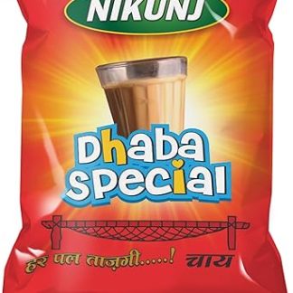 NIKUNJ Dhaba Special Leaf Tea, 1Kg Pack - India's Most Loved Tea Brand 1 Kg (Pack Of 1) Black