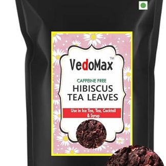 VedoMax Organic Hibiscus Flower Herbal Tea Leaves | Organic Hibiscus Flower Tea From Sun Dried Hibiscus Petals For Weight Loss, Reduce Stress | Healthy Heart, Caffeine Free 100 Gm