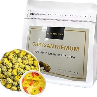 80g（3.52oz） Fetal Chrysanthemum Hang White Chrysanthemum Bud Tongxiang Fetus Chrysanthemum Fresh Sulfur Free Flower Tea