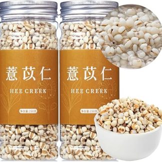 Hee Creek Jobs Tears 17.64oz/500g Natural Job's Tear Grain Coix Seed Herbal Tea Sulfur Free, No Additives, Gluten Free, Non-GMO 薏米 薏仁 薏苡仁