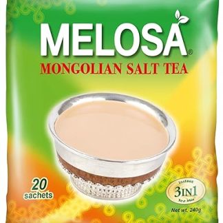 MELOSA, Mongolian Salt Tea Butter Tea PO Cha. Instant 3 in 1 Tea Mix g, 240 Gram