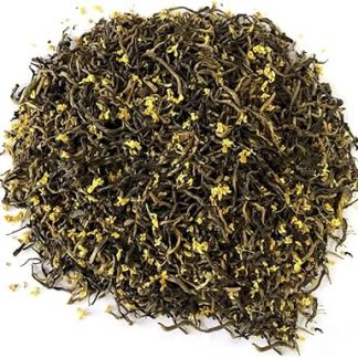 Ceylon black tea leaves mixed with dried osmanthus aureus bud with net bag of 1,000 grams / 35.27 ounce