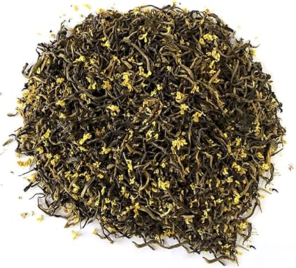 Ceylon black tea leaves mixed with dried osmanthus aureus bud with net bag of 1,000 grams / 35.27 ounce