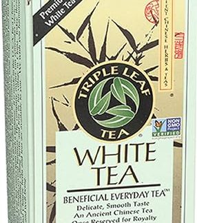 Triple Leaf Tea, White Peony, 20 Tea Bags (Pack of 6)