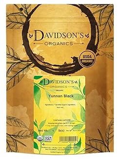 Davidson's Tea Yunnan Black, Bulk Tea, 16 Ounce