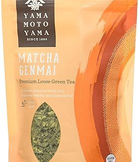 Yamamotoyama Matcha Genmai Loose Green Tea 3.5 oz (Pack of 12)