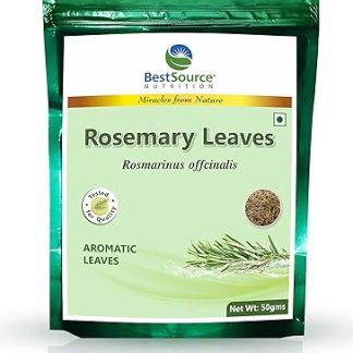 BestSource Rosemary Leaves (50 Gm), Aromatic, Culinary Herbal Leaves, Rosemary Herb For Remembrance 50 G (Pack Of 1)