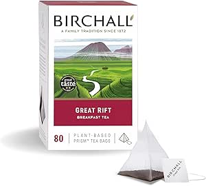 Birchall Great Rift Breakfast Blend - 80 Prism Tea Bags