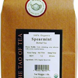 The Tao of Tea Spearmint, 100% Organic Herbal Tea, 1-Pounds