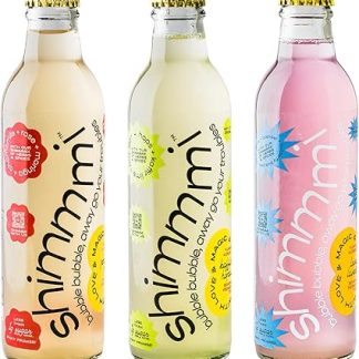 Shimmmi Kombucha - Sparkling Fermented Tea | Flowerful Box | Box of 3 (250ml x 3) | Raw | Unpasteurized | No Artificial Anything | Gut Friendly Probiotics | <1g Sugar (per 100ml) | Small Batch