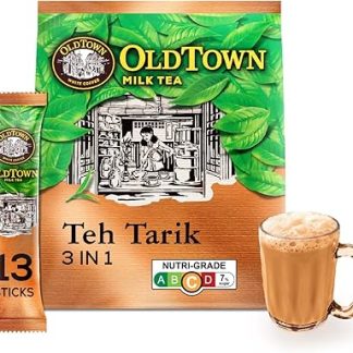 Old Town Teh Tarik Instant 3in1 Premix Milk Tea, 13 Sticks
