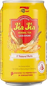 Jia Jia Herbal Tea Heritage Less Sugar 300ml x 6s Cans Carton