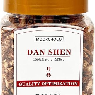 MOORCHOCO Salvia Miltiorrhiza Sage Roots Red Sage Dan Shen Danshen 300G/10.6Oz.