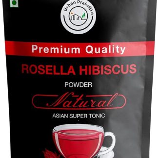 Urban Prakriti Rosella Powder | Roselle Tea | Hibiscus Sabdariffa Powder | Tart And Tangy Flavour | Vitamin - C | Antioxidant|100 Gram 100 G (Pack Of 1)