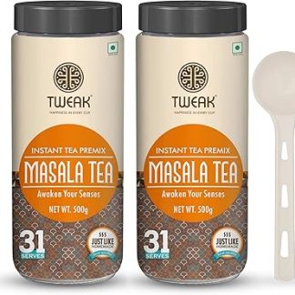 TWEAK Instant Tea Premix With Masala 500G X 2 Jars 500 G (Pack Of 2)