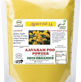 DIETS ORGANICS Avarampoo Powder/Aavartaki/Tarwarm Powder - 250 Gms Pack Of 1