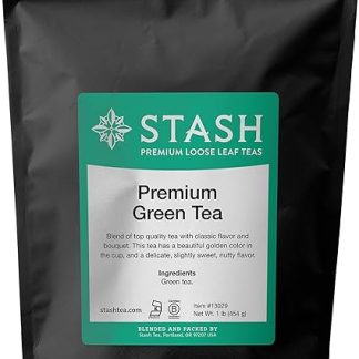 Stash Tea Premium Green Tea Loose Leaf Tea, 1 Pound