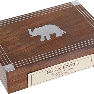 Getmytea 2 In1 Tea Chest Gift Box Darjeeling And Assam Tea Pack Of 2 Teas 40G X 2