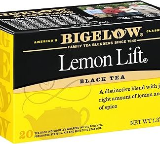 Bigelow, Black Tea, Lemon Lift, 20 Tea Bags, 1.37 oz (38 g)