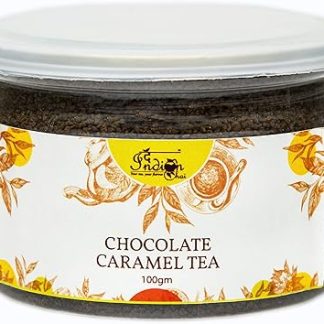 The Indian Chai - Chocolate Caramel Tea 100G With For Cocoa Powder, Caramel Powder Etc For Relieving Stress, Boosts Brain Function And Supports Weight Loss 100 G (Pack Of 1)