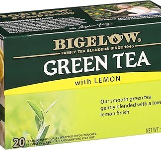 Bigelow, Green Tea With Lemon (Caffeinated), 20 Count