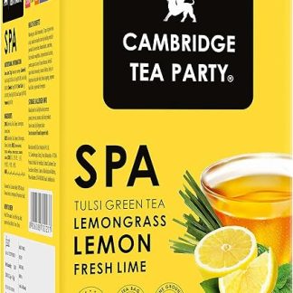 Cambridge Tea Party Spa, Lime Lemon and Lemongrass Green Tea, 40 Tea Bag Sticks