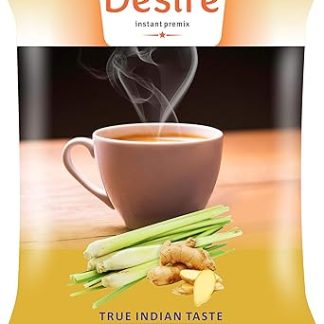 Desire Lemon Grass Ginger Tea Instant Premix, For Both Manual And Vending Machines, Mix, Flavor, Refreshing Taste 1 Kg (Pack Of 1)