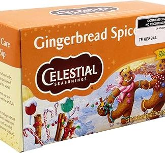 Celestial Seasonings Holiday Herbal Tea, Gingerbread Spice, 20 Count