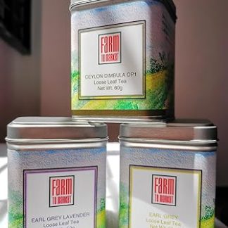 Best of Ceylon Tea | Flavoured Black Tea | Premium Whole Leaves | Tea Giftings | Packed in Tea Caddy | Bundle of 3 flavours at 60g each