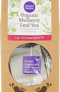 Simply Natural Organic Tea, Mulberry Leaf, 16-count