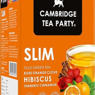 Cambridge Tea Party Slim, Orange Berries Green Tea, 40 Tea Bag Sticks