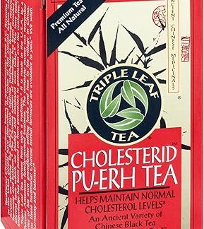 Triple Leaf Tea Cholesterid-Pu-Erh Tea, 20 Tea Bags, 1.34 oz (38 g)
