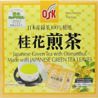 OSK Japanese Green Tea With Osmanthus, 50 Count