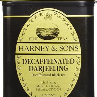 Decaffeinated Darjeeling, Loose tea 4 ounces in a tin by Harney & Sons