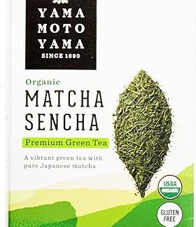 Yamamotoyama Organic Matcha Sencha Tea Bag 18 ct (Pack of 6)