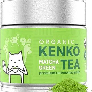 KENKO Matcha Green Tea Powder [USDA Organic] Ceremonial Grade - Japanese, Green, 30g (1oz)