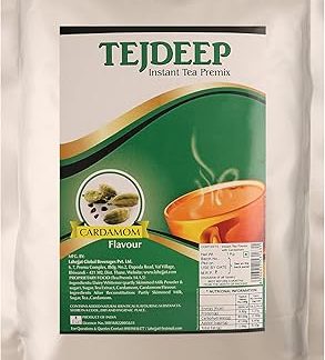 Tejdeep Cardamom Elaichi Flavour Instant Tea Premix, 1000 g
