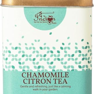 The Indian Chai - Chamomile Citron Tea 100G | Relaxing Herbal Blend | Digestive Support | Antioxidant Rich | Skin Health | Aromatic Iced Tea Recipe 100 G (Pack Of 1)