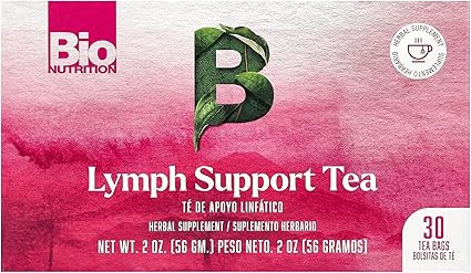 Bio Nutrition Lymph Support Tea, Caffeine Free, 30 Tea Bags, 2 oz (56 g)