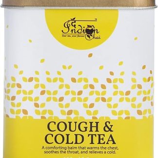 The Indian Chai - Cough & Cold Tea 100G With Echinacea, Honey & Lemon Etc For Sore Throat, Runny Nose And Congestion Relief, Caffeine Free Herbal Tea 100 G (Pack Of 1)