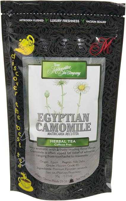 Metropolitan Tea Discovery Loose Tea Pack, Egyptian Camomile Herbal, 1.23 Oz