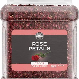 Birch & Meadow 4 Cups of Rose Petals, Edible, Teas, Soaps