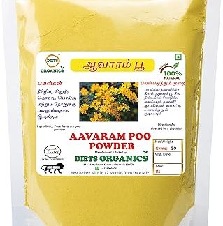 DIETS ORGANICS Avarampoo Powder/Aavartaki/Tarwarm Powder - 50 Gms Pack Of 1