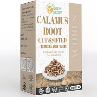 Herbs Botanica Calamus Root Loose Dried Herb for Skin, Stomach Health Benefits Herbal Tea Sweet Flag/Sway/Vacha/Muskrat Root/Vasambu 8 oz / 1/2 lb