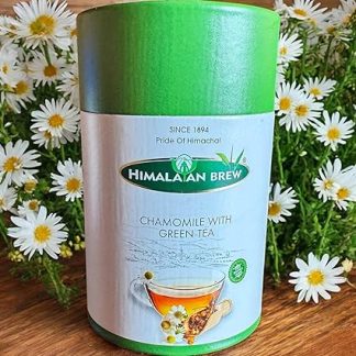 HIMALAYAN BREW Chamomile Green Tea In Tin Pack