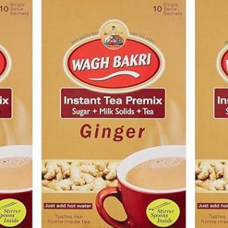 Wagh Bakri Ginger Instant Tea Premix, 140g (Pack of 3)